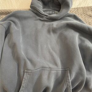 Abercrombie & Fitch Blue Gray Oversized Hoodie